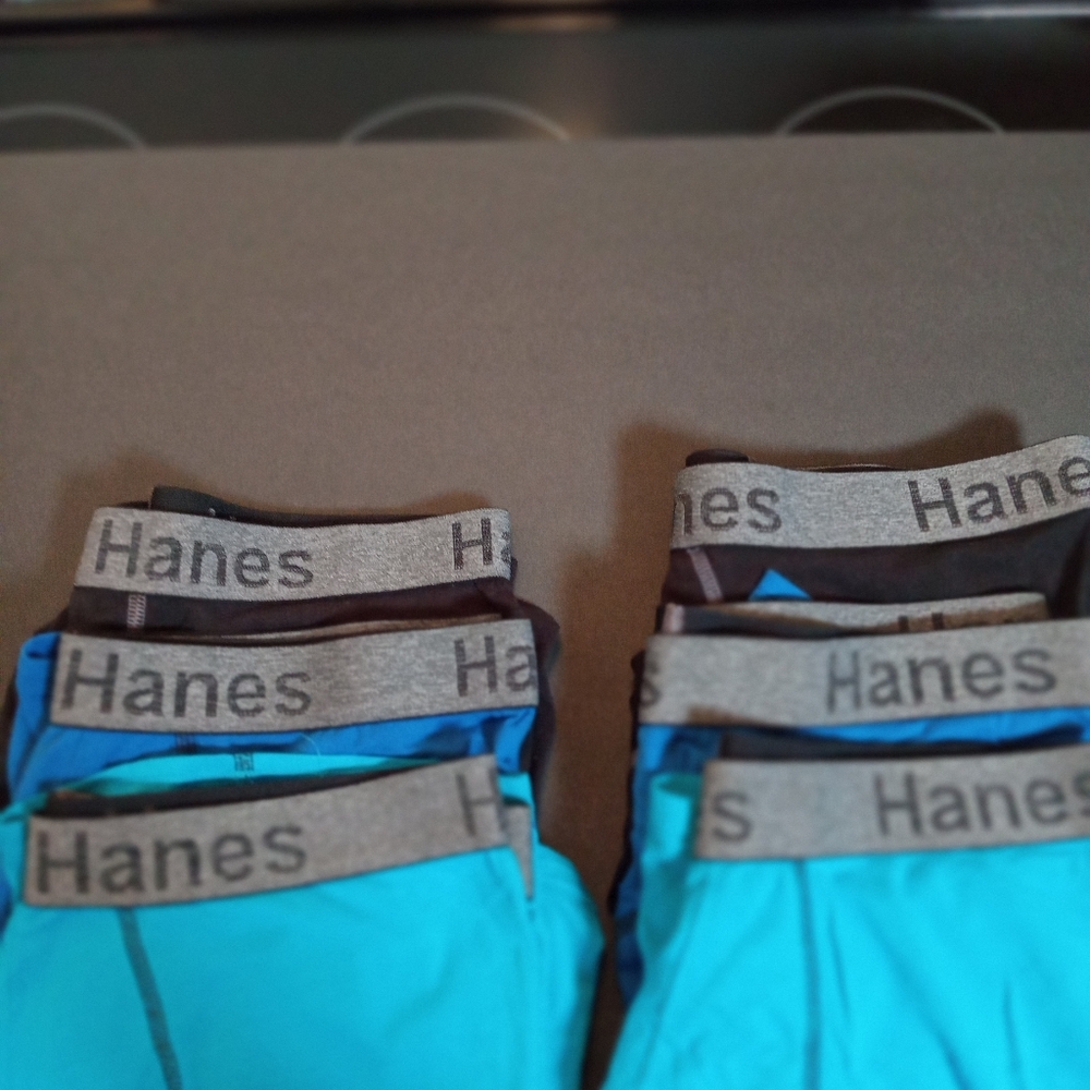 Hanes men's comfort stretch boxer briefs size large